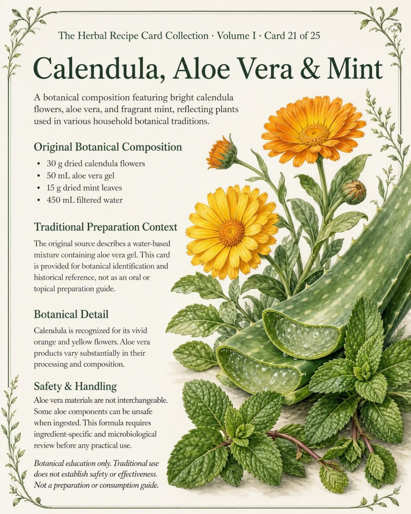 Botanical Card 21