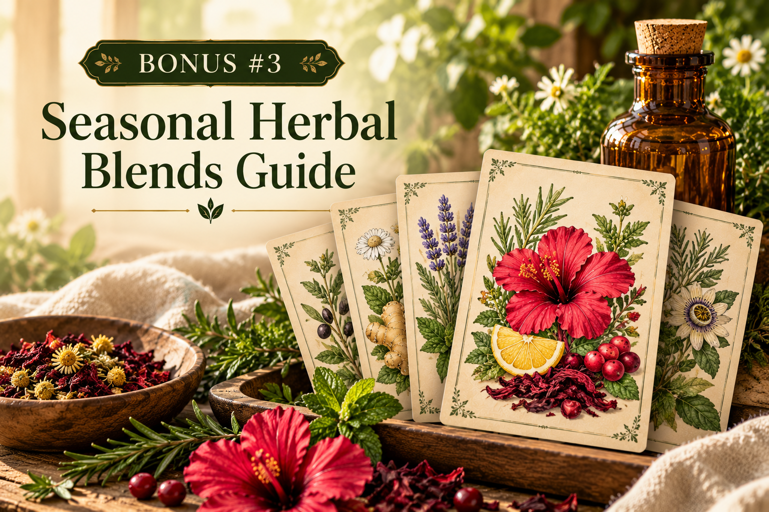 The Seasonal Herbal Guide Mockup