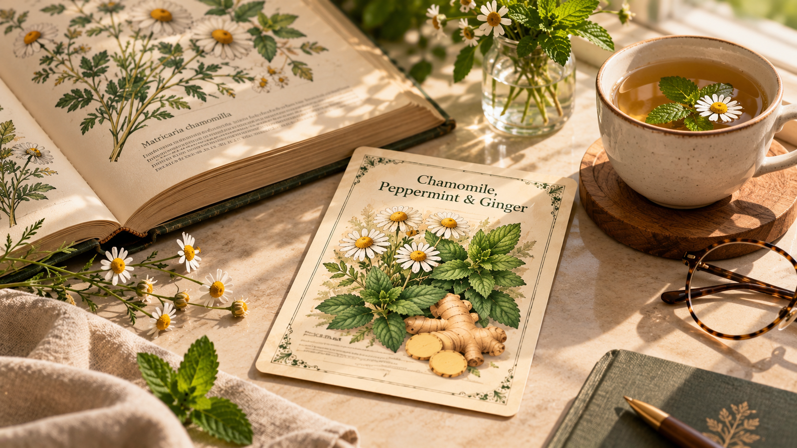 The Herbal Recipe Card Botanical Showcase